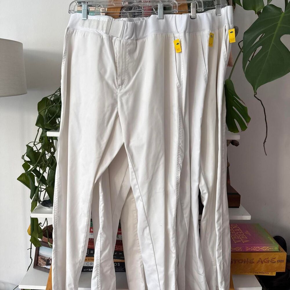 Clemente Men's White Trousers